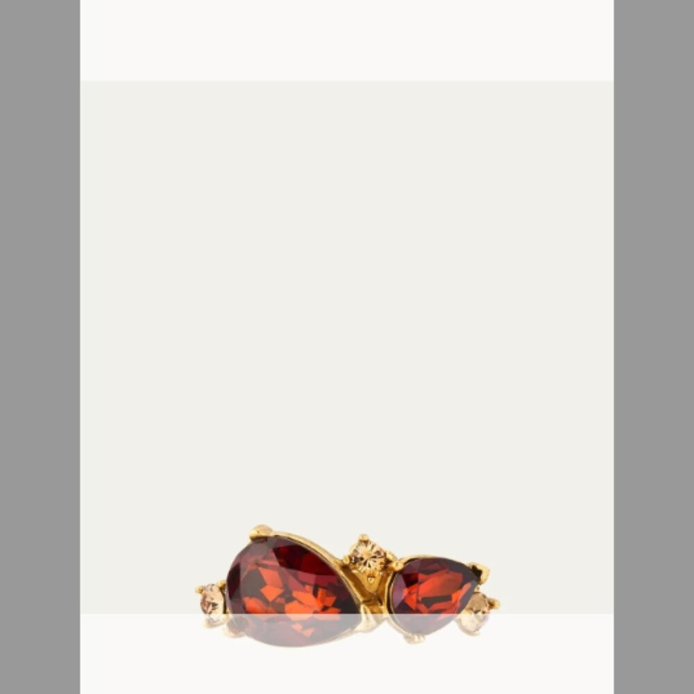 Oscar de la Renta Double Pear Ring